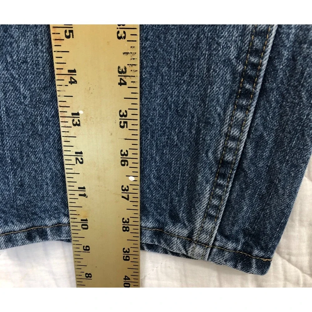 Wrangler Jeans Men's Size‎ 38x29 Denim Blue Straight Leg Regular Fit (38x28)